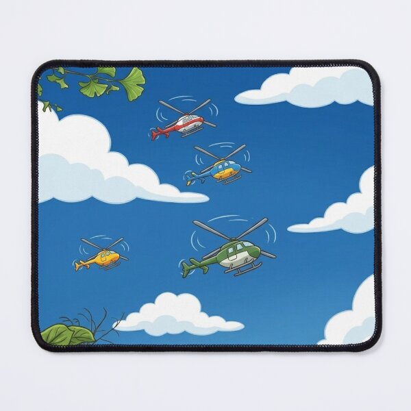 Item preview, Vivid Helicopters Parade designed and sold by AirCrayons27.