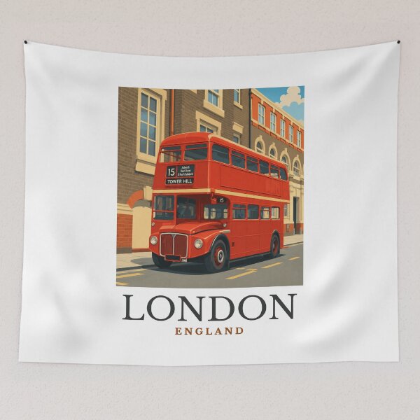 Item preview, London - England designed and sold by GoodOldVintage.