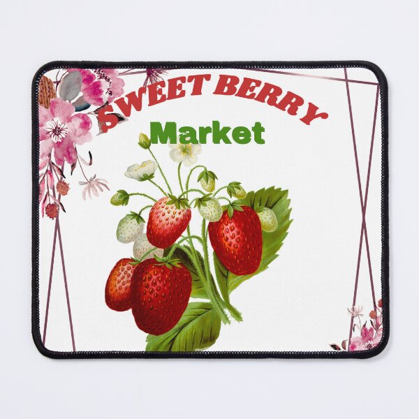 Item preview, Vintage Sweet Berry Market Strawberry Botanical Cottagecore designed and sold by vibecraft_studio2.