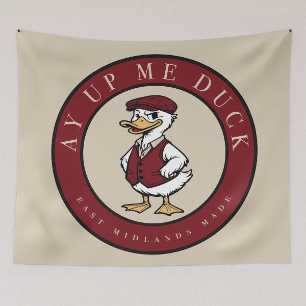 Item preview, Ay Up Me Duck – East Midlands Made designed and sold by Moosley Studio.