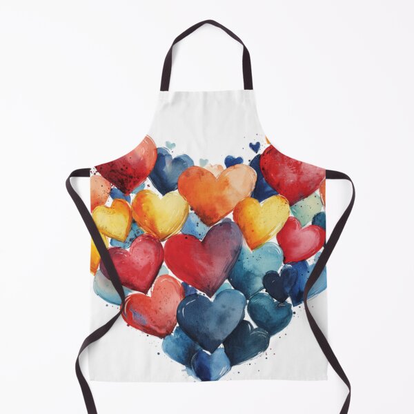 Item preview, Watercolour Hearts designed and sold by Magenta Merch.