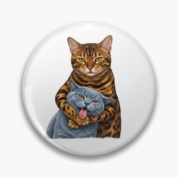 Item preview, Cute Domestic Cat fighting Small Kitten designed and sold by TeeARTHY.