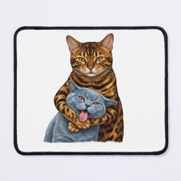 Item preview, Cute Domestic Cat fighting Small Kitten designed and sold by TeeARTHY.