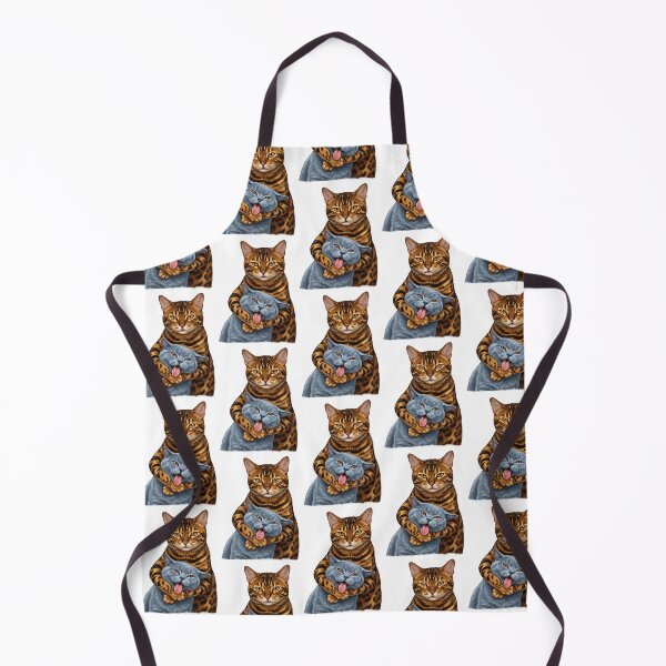 Item preview, Cute Domestic Cat fighting Small Kitten designed and sold by TeeARTHY.