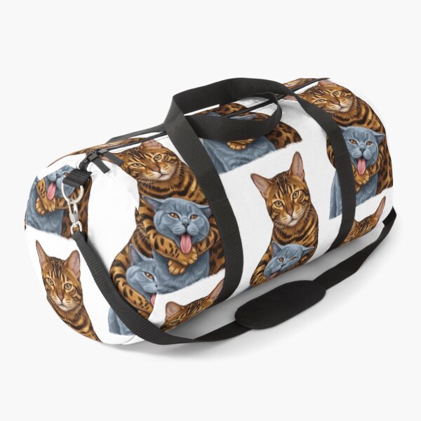 Item preview, Cute Domestic Cat fighting Small Kitten designed and sold by TeeARTHY.