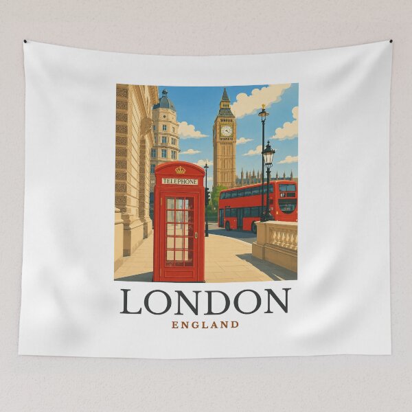 Item preview, London - England designed and sold by GoodOldVintage.