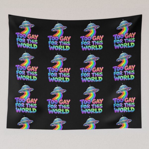 Item preview, Pride Month Too Gay For This World designed and sold by EfiKrios.