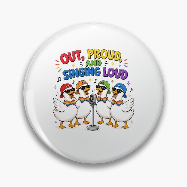 Item preview, Pride Month Out, Proud And Singing Loud designed and sold by EfiKrios.