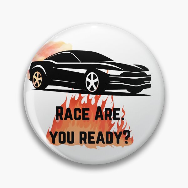 Item preview, Are You Ready To Race Fire Silhouette Car Racing Team designed and sold by vibecraft_studio2.