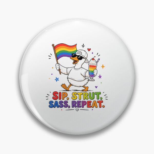 Item preview, Pride Month Sip, Strut, Sass, Repeat designed and sold by EfiKrios.