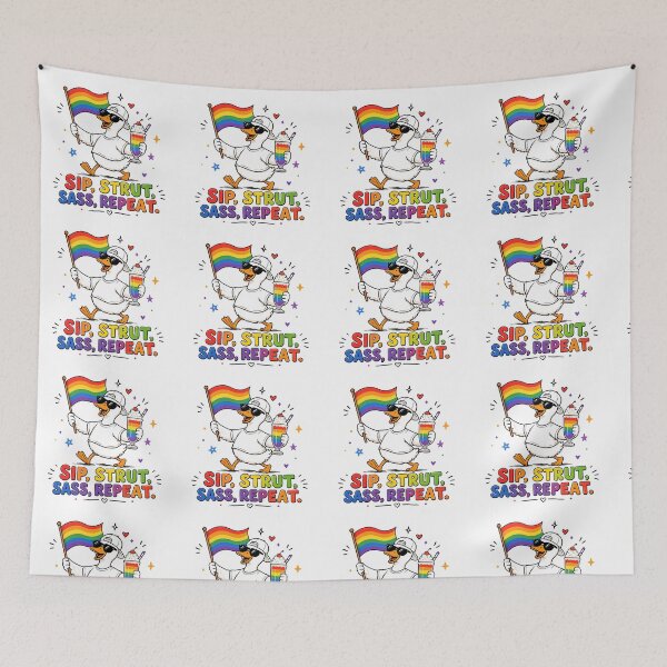 Item preview, Pride Month Sip, Strut, Sass, Repeat designed and sold by EfiKrios.