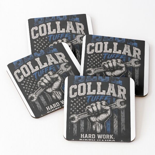 Item preview, Blue Collar Tough Hard Work Dirty Hands Strong Mind Patriotic Mechanic designed and sold by Diesel outlaw .