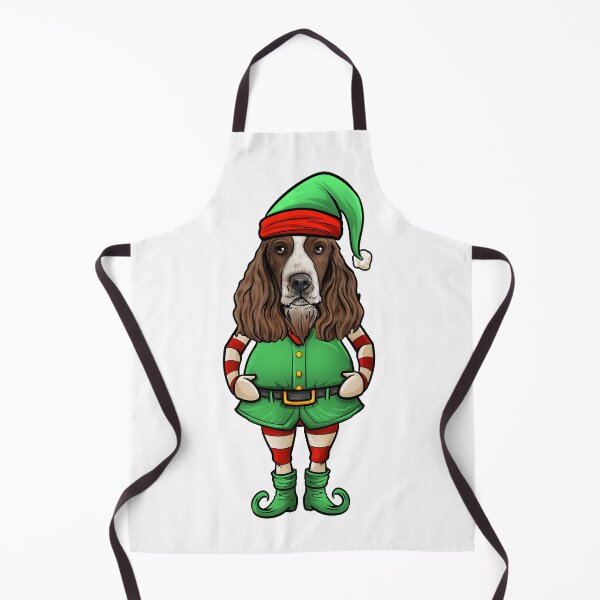 Item preview, Springer Spaniel Christmas Elf designed and sold by whyitsme.
