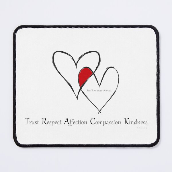 Item preview, True Love Stays On Track Romantic Heart Art designed and sold by Sharon Cummings Art.