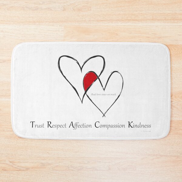Item preview, True Love Stays On Track Romantic Heart Art designed and sold by Sharon Cummings Art.