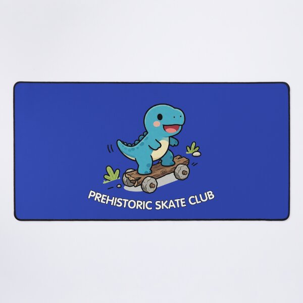 Item preview, Prehistoric Skate Club – Cute Dinosaur Skateboarding Design designed and sold by BCapybara.