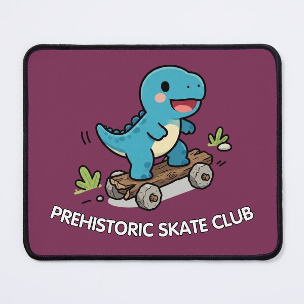 Item preview, Prehistoric Skate Club – Cute Dinosaur Skateboarding Design designed and sold by BCapybara.