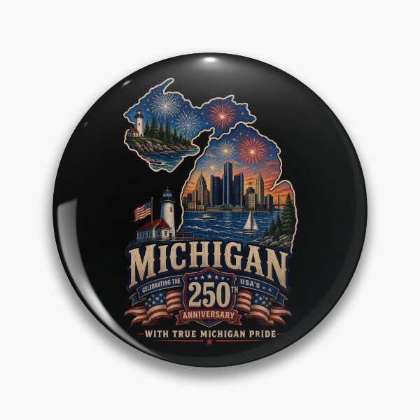 Item preview, Michigan 250th USA Anniversary State Pride designed and sold by No Limits T-Shirts.