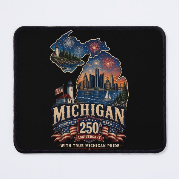 Item preview, Michigan 250th USA Anniversary State Pride designed and sold by No Limits T-Shirts.