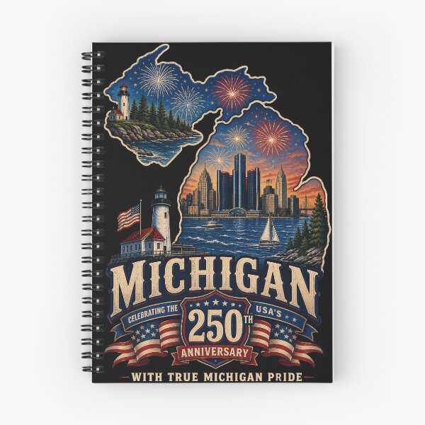 Item preview, Michigan 250th USA Anniversary State Pride designed and sold by No Limits T-Shirts.