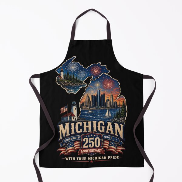 Item preview, Michigan 250th USA Anniversary State Pride designed and sold by No Limits T-Shirts.