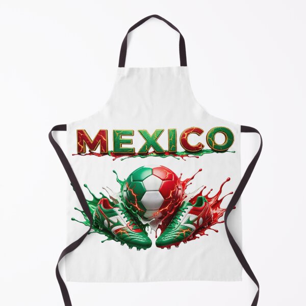 Item preview, Mexico Soccer Ball and Cleats | Mexican Football Fan Design | Green White Red Sports Graphic designed and sold by ArtSpark Studio.