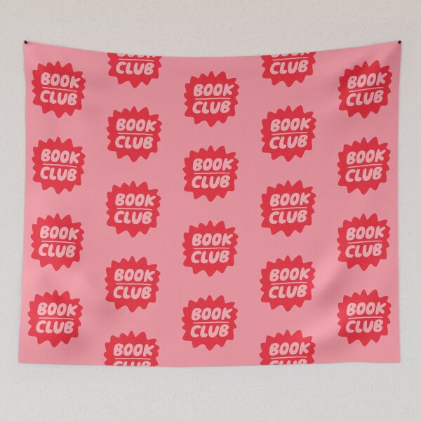 Item preview, Book Club Badge (Red) designed and sold by yellowflowerhut.