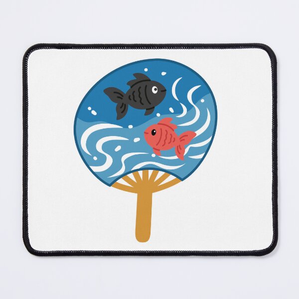 Item preview, Japanese Round Fan Goldfish Pattern designed and sold by Anne97s.