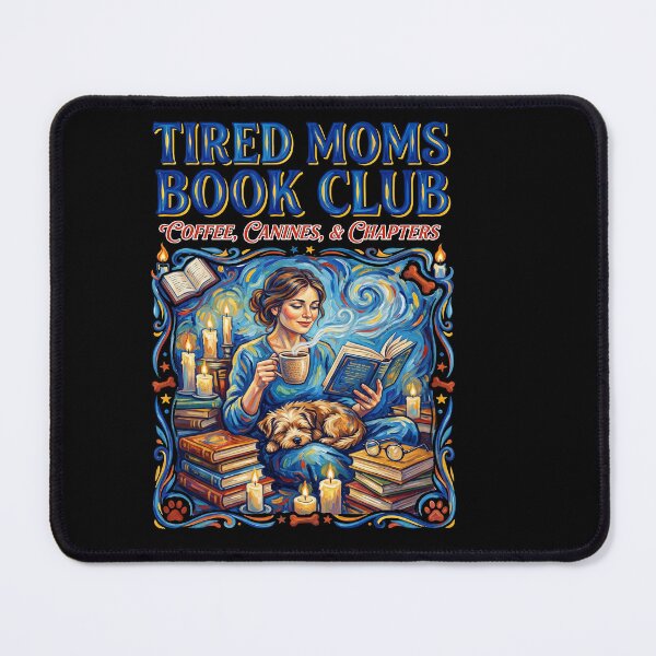 Item preview, Tired Moms Book Club Coffee designed and sold by TeeARTHY.
