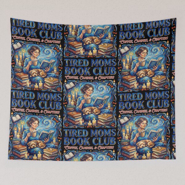 Item preview, Tired Moms Book Club Coffee designed and sold by TeeARTHY.