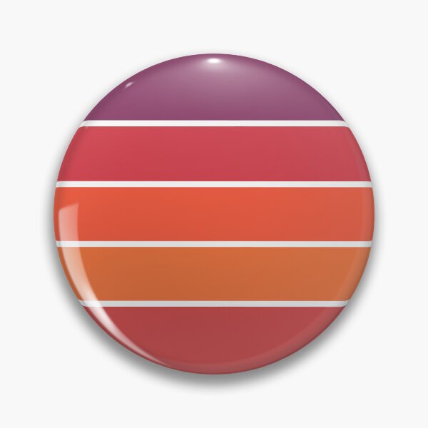 Item preview, 70s Florida Sunset Vintage Retro Stripes in Purple, Coral and Orange designed and sold by Deutschic.