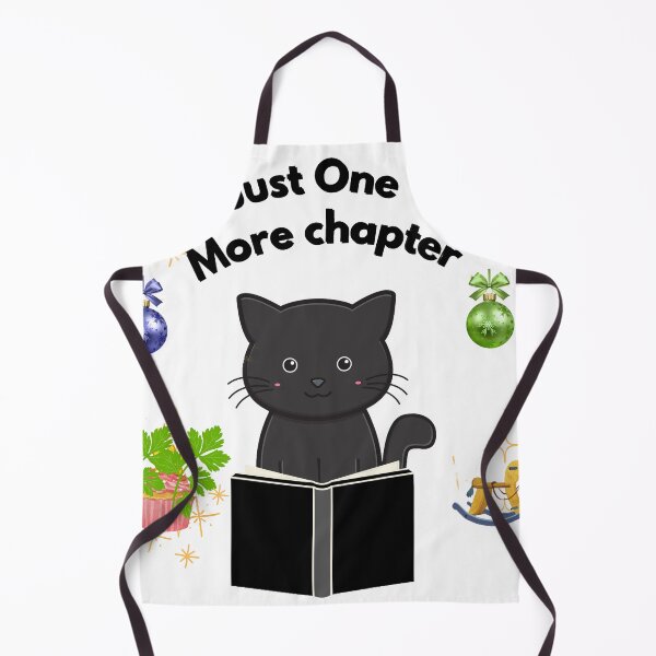 Item preview, Just One More Chapter Cute Black Cat Reading Book Nerd designed and sold by vibecraft_studio2.