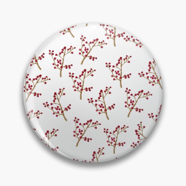 Item preview, Elegant Red Berry Botanical Pattern designed and sold by Asmaa Abdul-Azim.