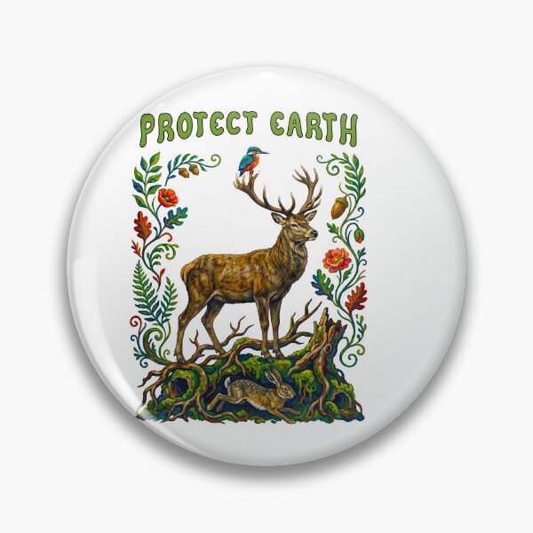 Item preview, Protect Earth Majestic Deer Forest  designed and sold by TeeARTHY.