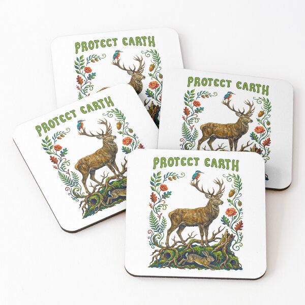 Item preview, Protect Earth Majestic Deer Forest  designed and sold by TeeARTHY.