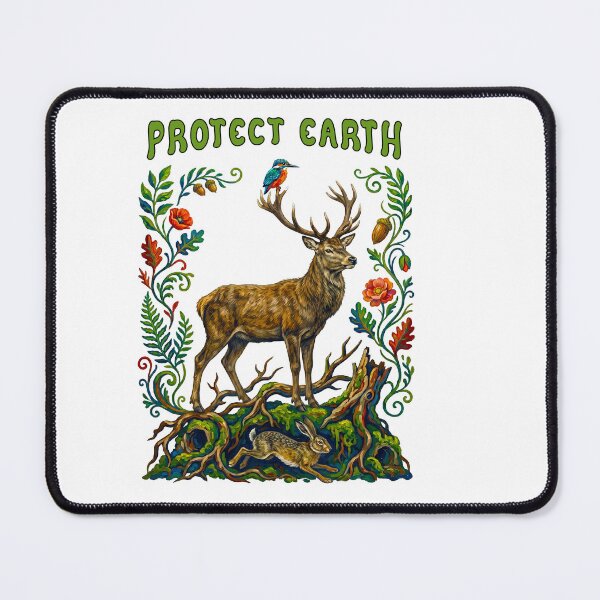 Item preview, Protect Earth Majestic Deer Forest  designed and sold by TeeARTHY.