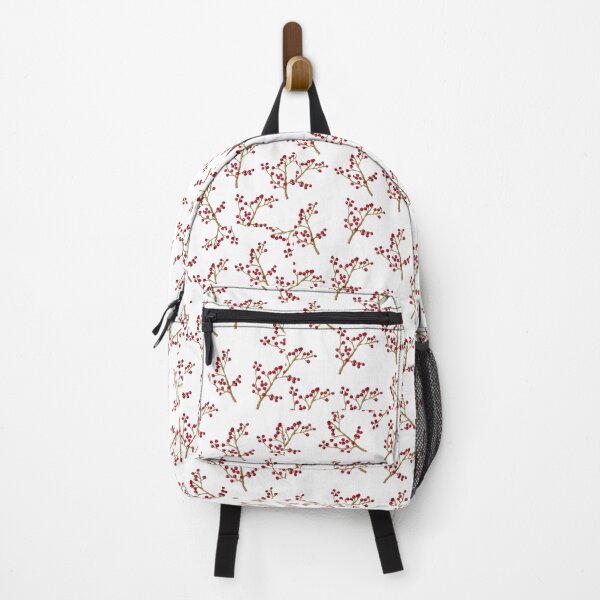 Item preview, Elegant Red Berry Botanical Pattern designed and sold by Asmaa Abdul-Azim.