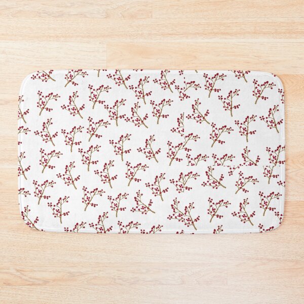 Item preview, Elegant Red Berry Botanical Pattern designed and sold by Asmaa Abdul-Azim.