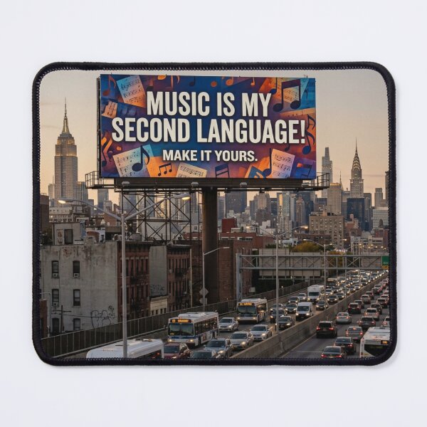 Item preview, Music Is My Second Language, Make It Yours designed and sold by GRAFFONYX.