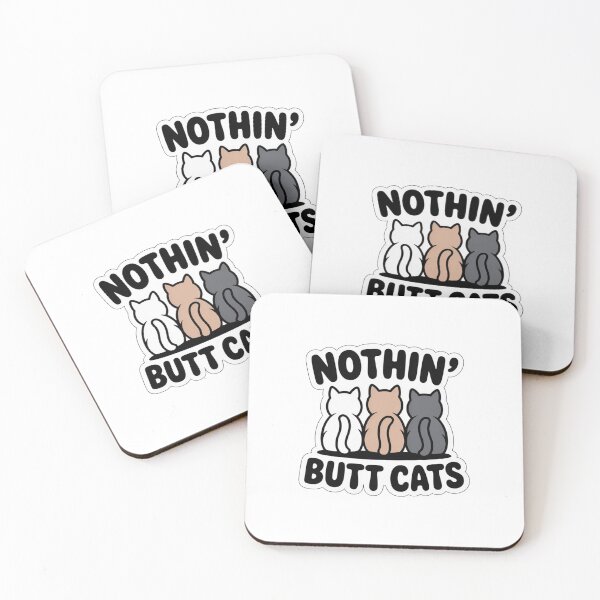 Item preview, Nothin' Butt Cats | Kittens' | Sticker designed and sold by animenosekaiii.
