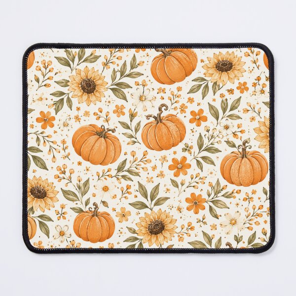 Item preview, Vintage Pumpkin Pattern Scrapbook Gift for mom or her | Rustic Sunflower Print Stationery Gift for students or teachers | Cozy Autumn Floral Design Gift for girls | Botanical Thanksgiving Pattern Gift designed and sold by VivaFy.