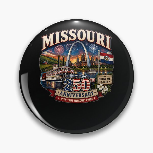 Item preview, Missouri 250th Anniversary Show-Me State Pride designed and sold by No Limits T-Shirts.
