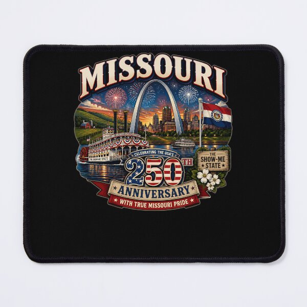 Item preview, Missouri 250th Anniversary Show-Me State Pride designed and sold by No Limits T-Shirts.