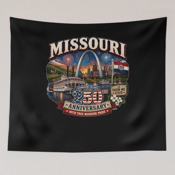 Item preview, Missouri 250th Anniversary Show-Me State Pride designed and sold by No Limits T-Shirts.