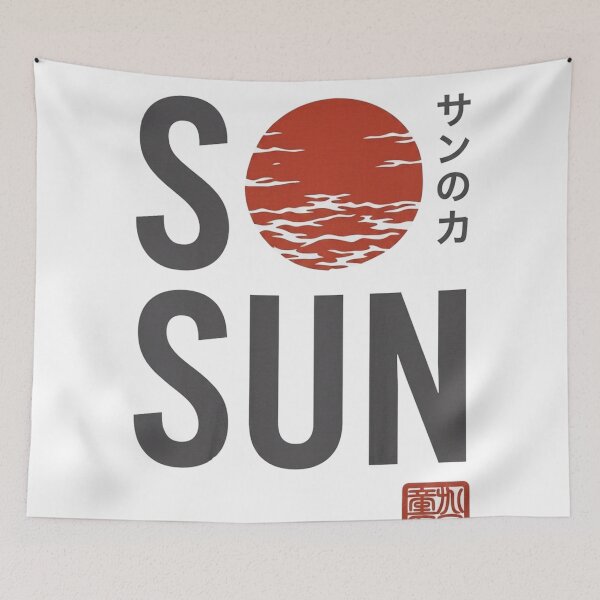 Item preview, Minimalist Sun Japanese Style Graphic Design designed and sold by Ahmedsyde.