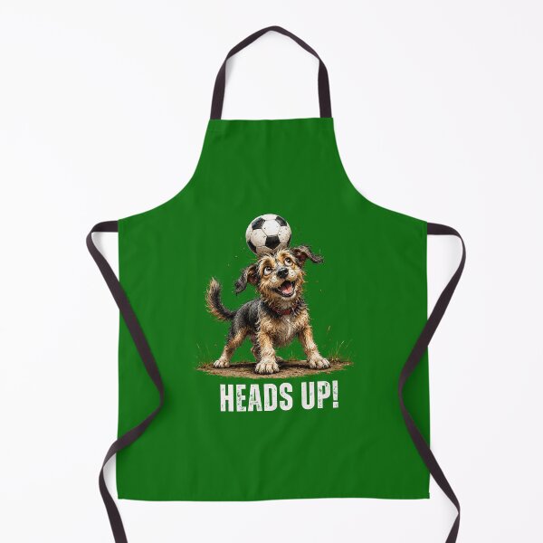 Item preview, Heads Up – Football Scruffy Dog Illustration designed and sold by PAPIRO SIGLO XXI.