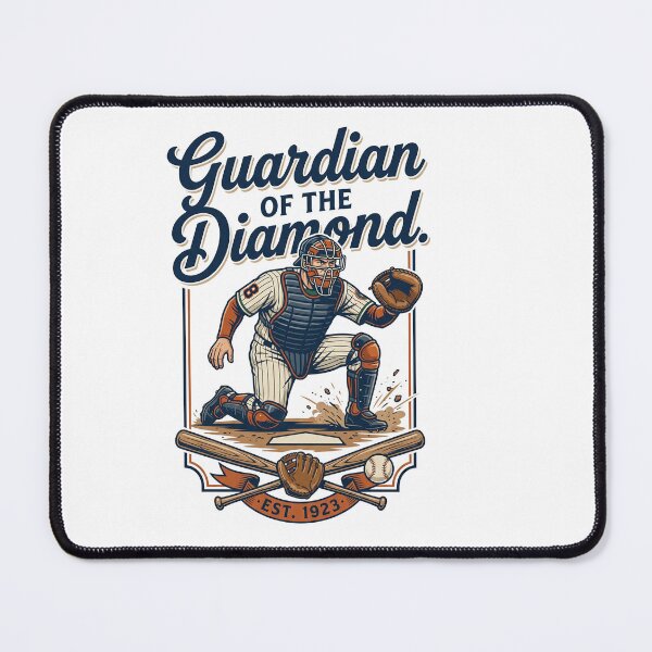 Item preview, Guardian Of The Diamond Baseball Catcher designed and sold by TeeARTHY.