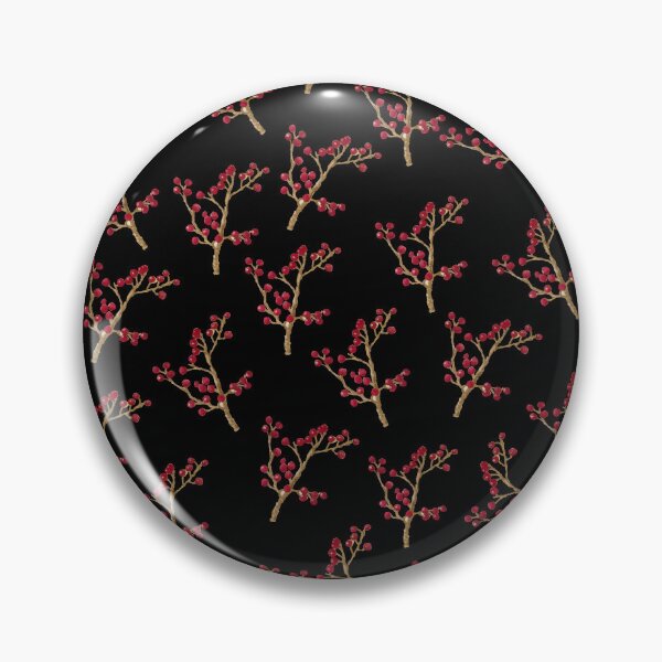 Item preview, Elegant Red Berry Botanical Pattern | color 2 designed and sold by Asmaa Abdul-Azim.