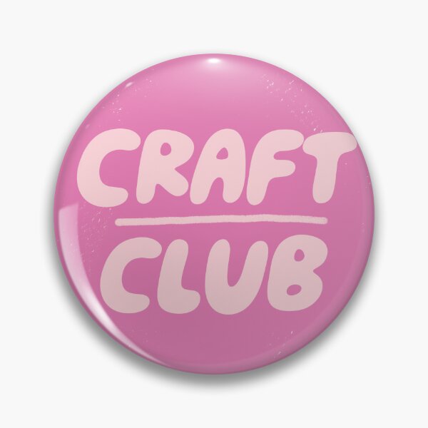 Item preview, Craft Club Badge (Purple) designed and sold by yellowflowerhut.