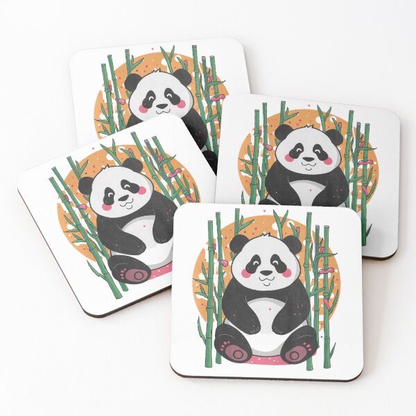 Item preview, Cute Giant Panda Bamboo Nature Art designed and sold by aminomen.